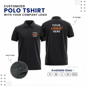 Customized Polo T-Shirt With Your Company Logo | Order Logo Printed Tees | Brandifibd.com