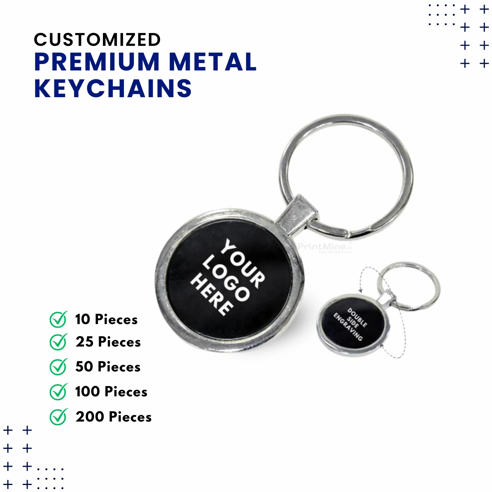 Premium Metal Keychain | Best for Corporate Gifting | Brandifibd.com